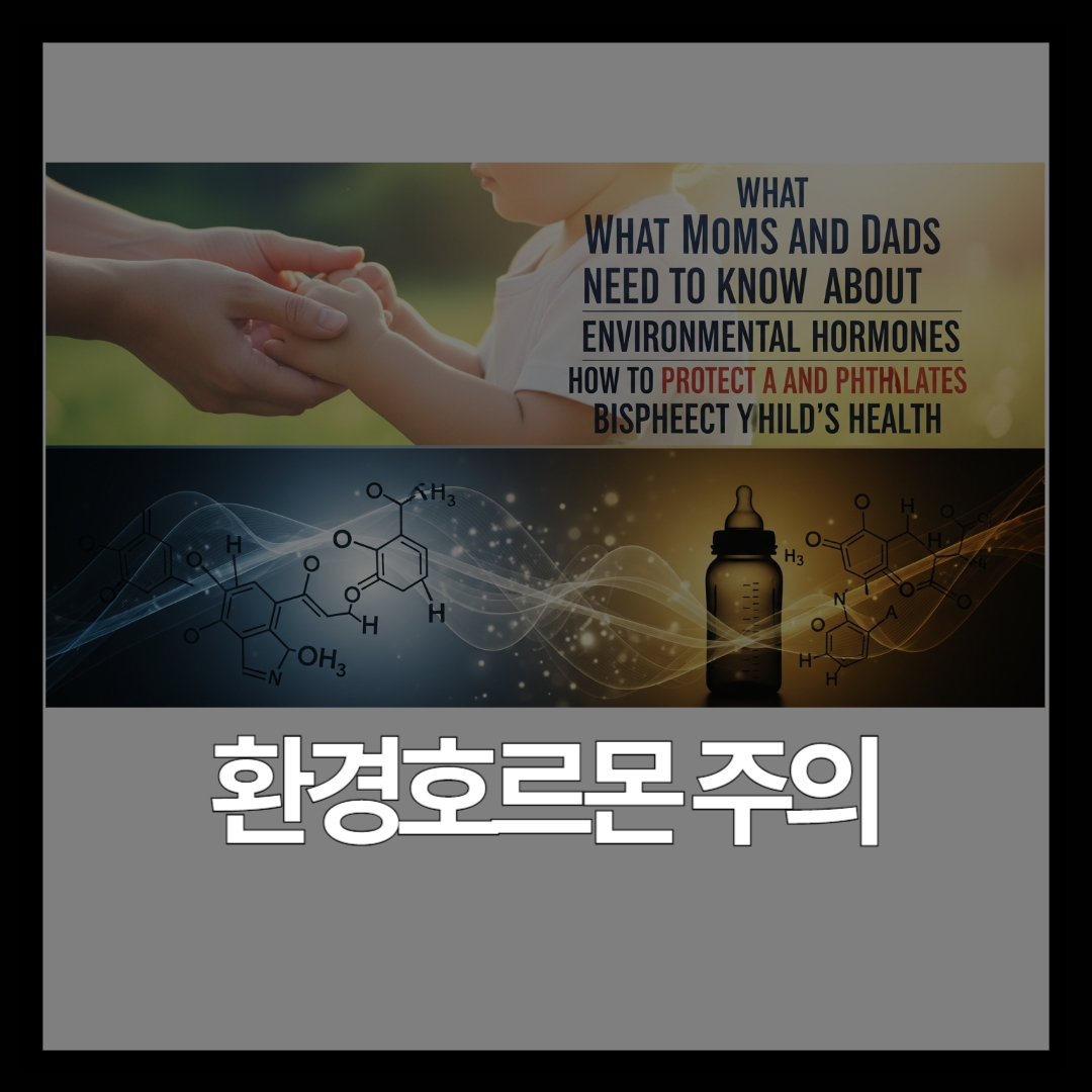 비스페놀A 프탈레이트 환경호르몬, 아이에게 미치는 영향과 예방법