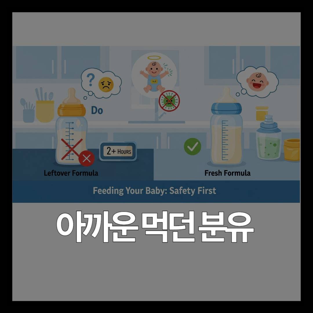 먹다 남은 분유 다시 먹여도 될까? 분유 보관 시간 및 안전 가이드