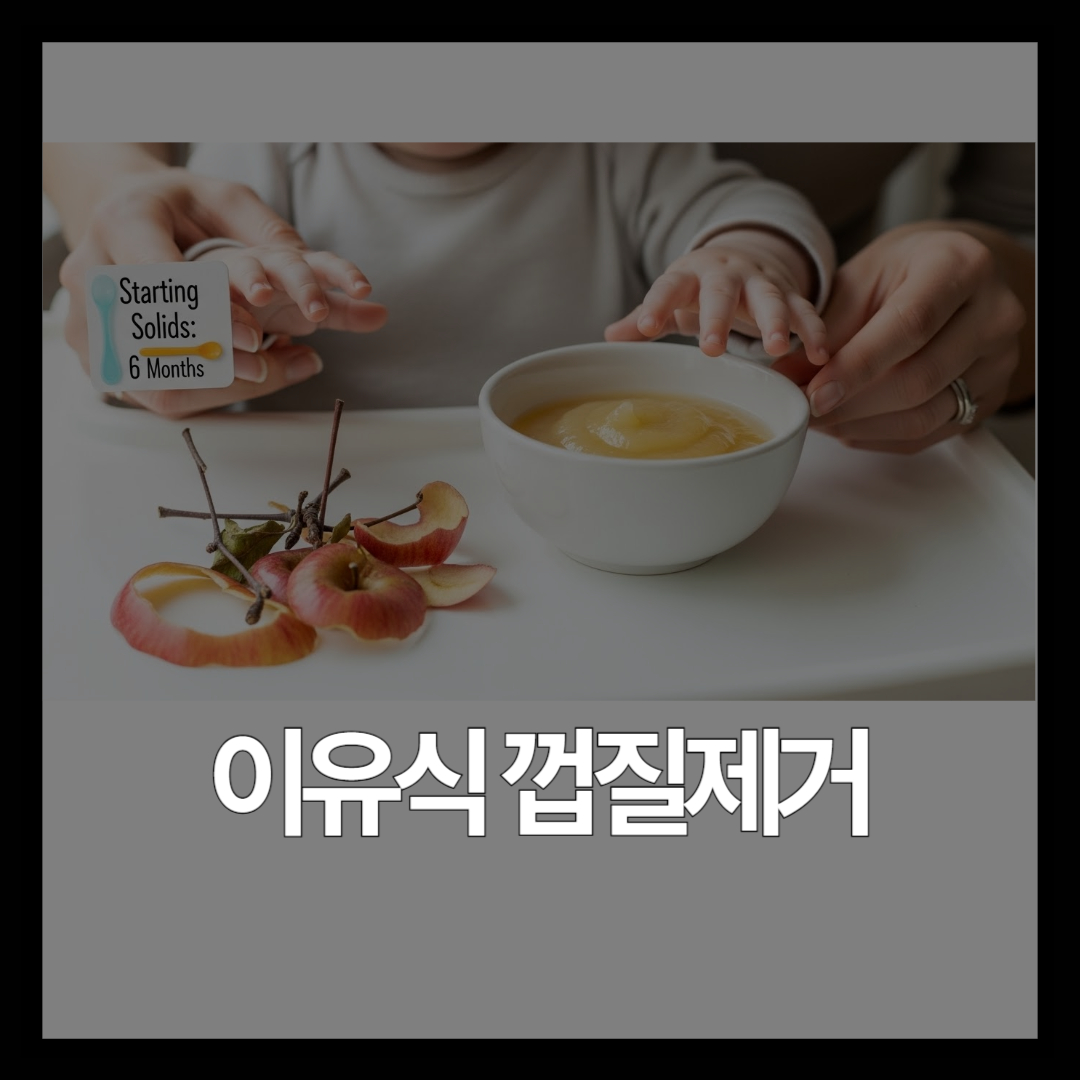 이유식 껍질 줄기 언제부터? 먹이면 안 되는 이유와 시작 시기 총정리