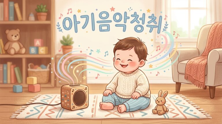 아기 음악 들려줘도 될까? 개월수별 저음·고음 청취 가이드 [소아청각 전문의 권고]