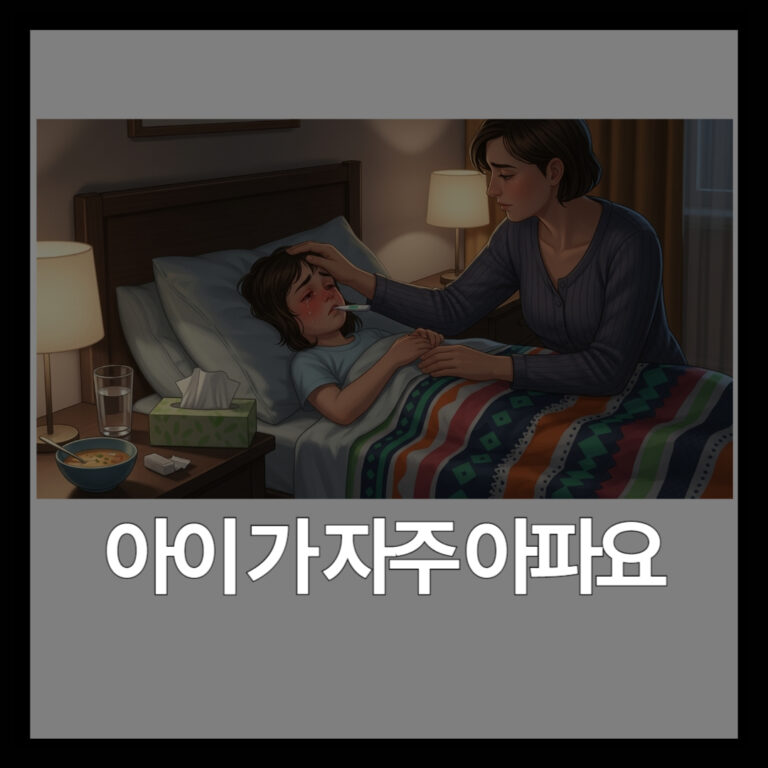 우리 아이만 자주 아픈 게 아니었다 – 2025 겨울 감염병 폭증 이유와 대비법