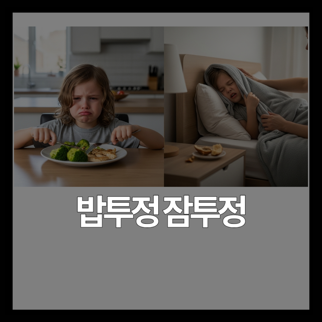이 밥투정 잠투정 시기별 원인과 대처법 가이드