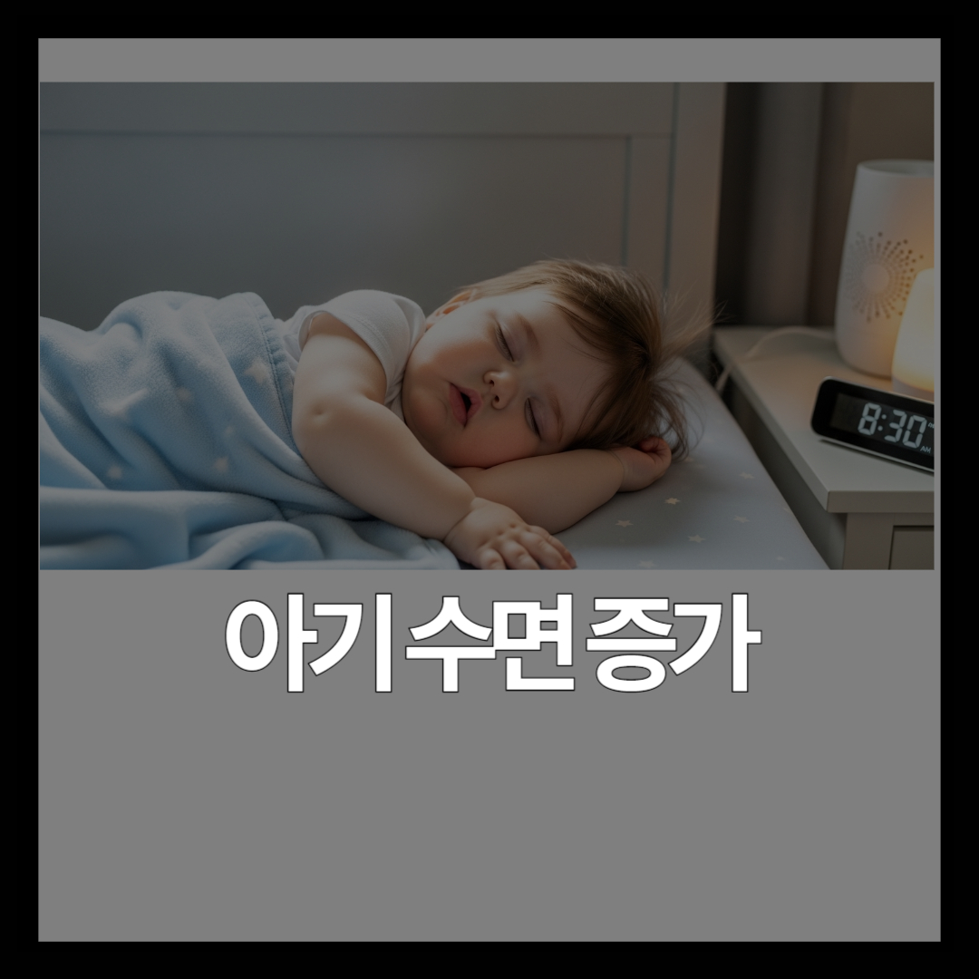 11개월 아기 수면시간 갑자기 늘어났다면? 성장급등기 증상과 대처법