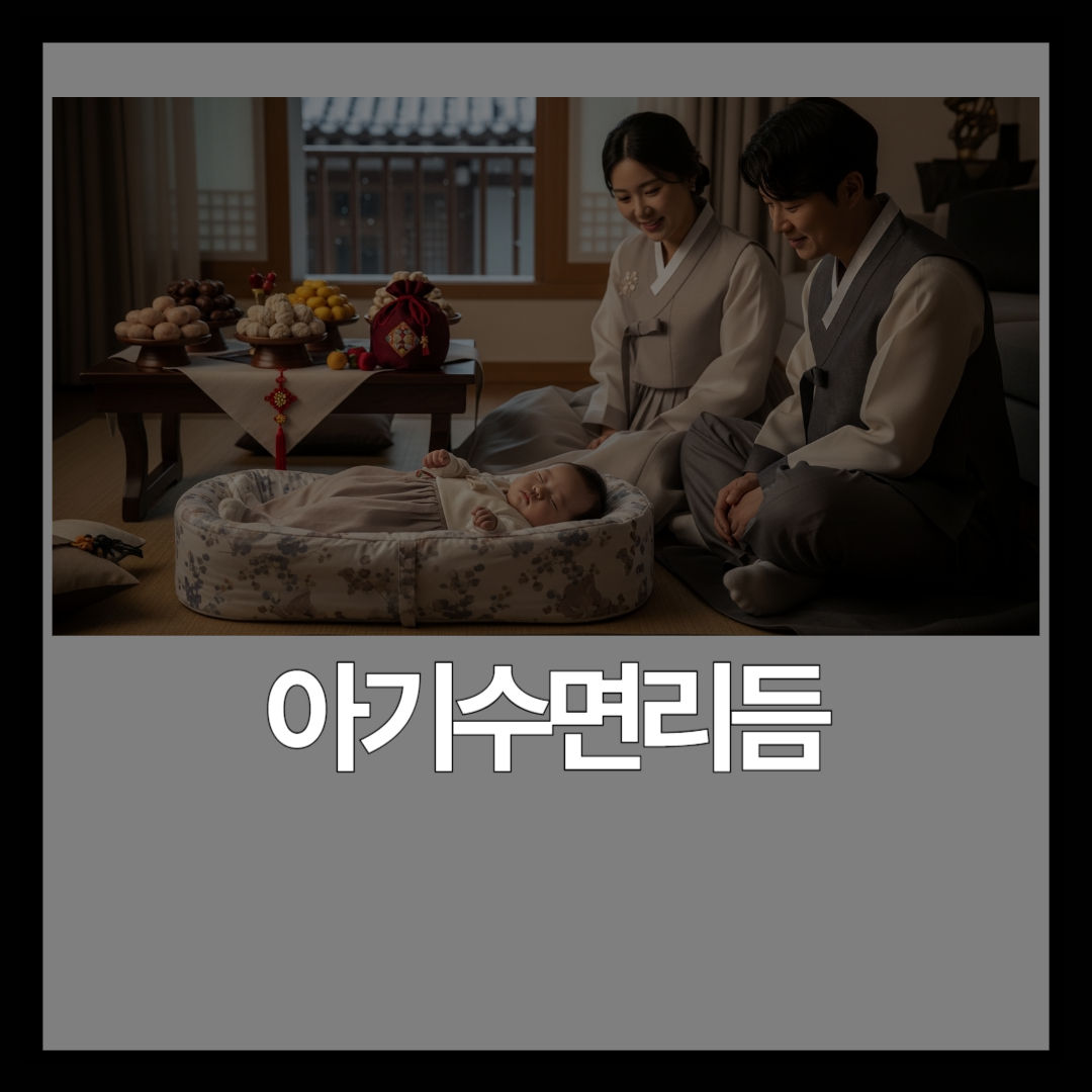 설 연휴 아기 수면 리듬 유지법 – 낯선 환경에서도 잘 자는 7가지 전략