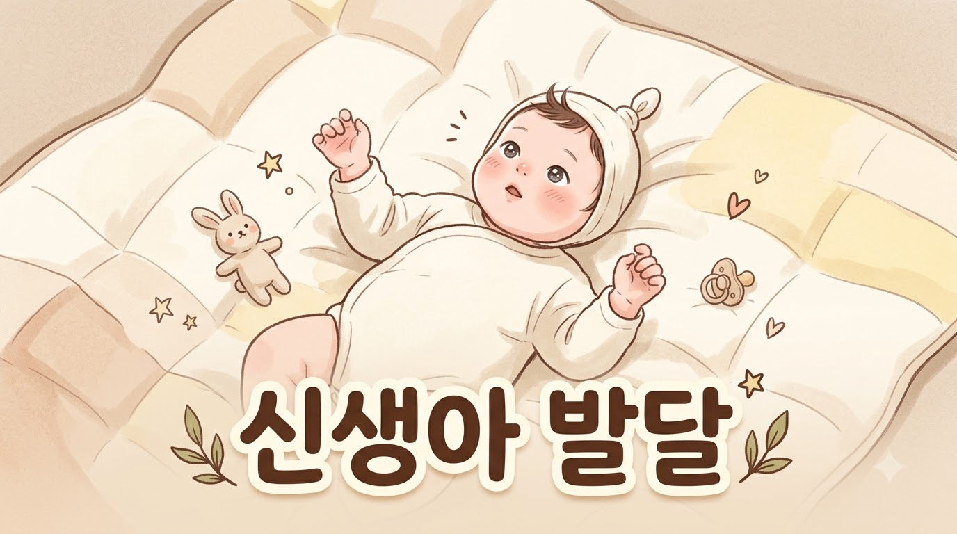 신생아 발달 체크리스트 | 0~3개월 아기가 꼭 해야 할 것들