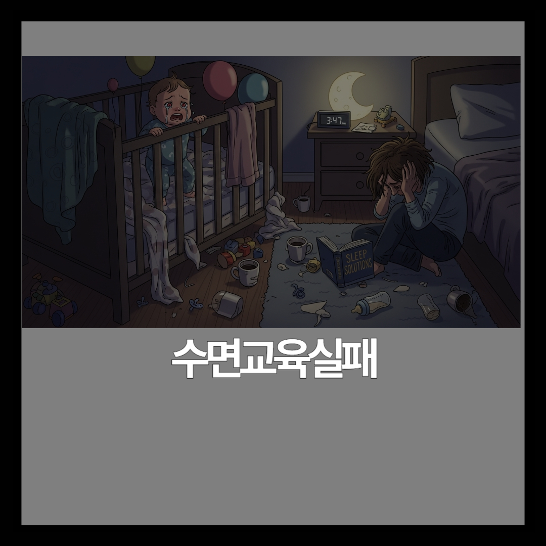 수면교육 실패 원인 7가지와 해결책