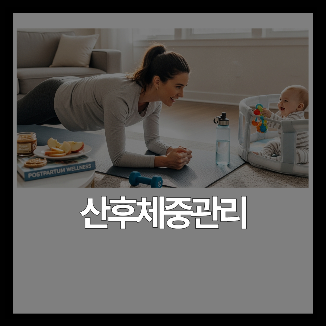 출산 후 체중 관리 – 6개월까지 살이 안 빠지는 진짜 이유 [1편]