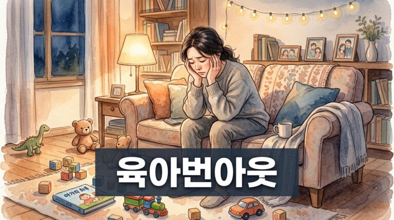 육아 번아웃 증상, 나만 힘든 걸까요? 회복법 정리