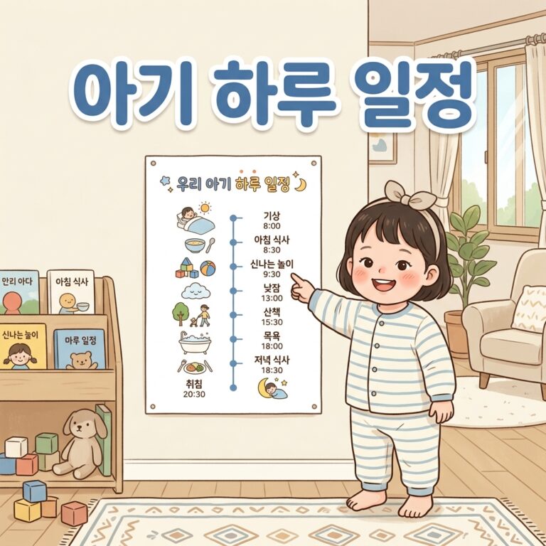 15개월 아기 하루 일정, 스케줄대로 해야 할까요?