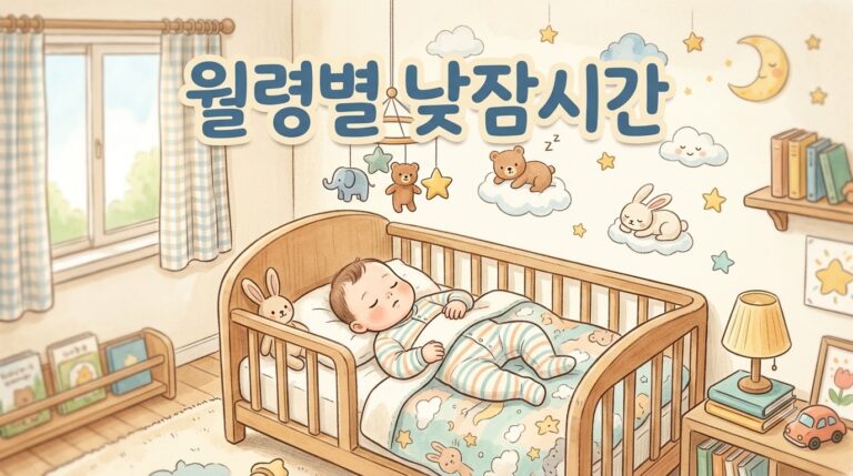 월령별 아기 낮잠 시간 얼마나 필요할까