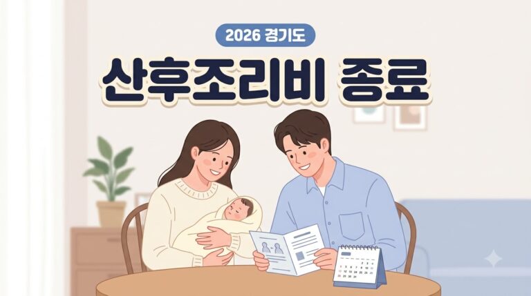 경기도 산후조리비 종료, 10월 출산 대처법