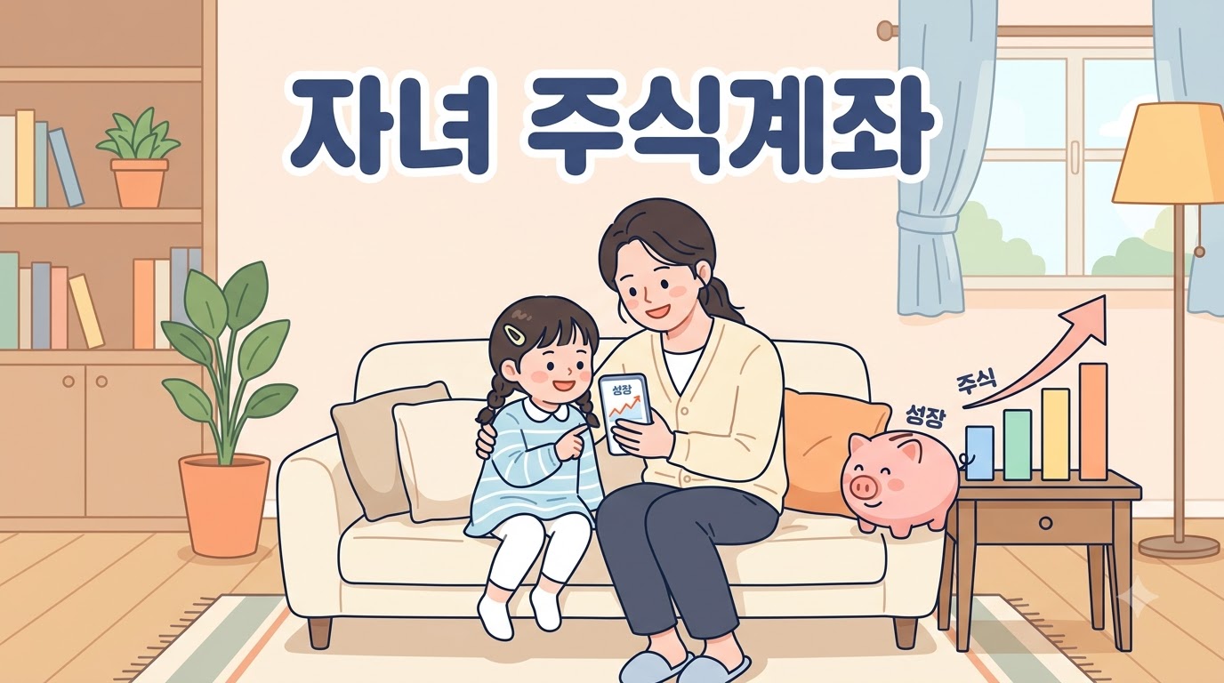 미성년자 주식계좌 개설 방법 | 준비서류·증여세