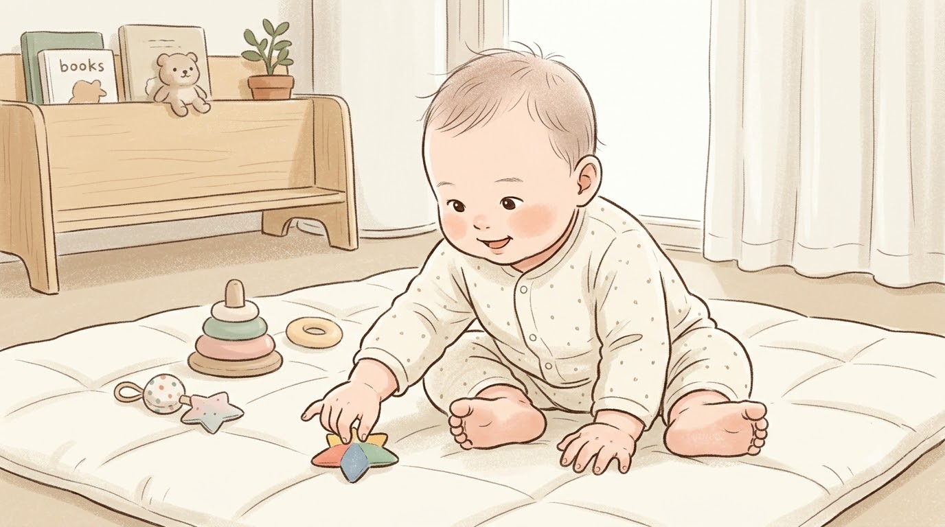 7~9개월 아기 발달 체크리스트 기기 낯가림 손가락 집기