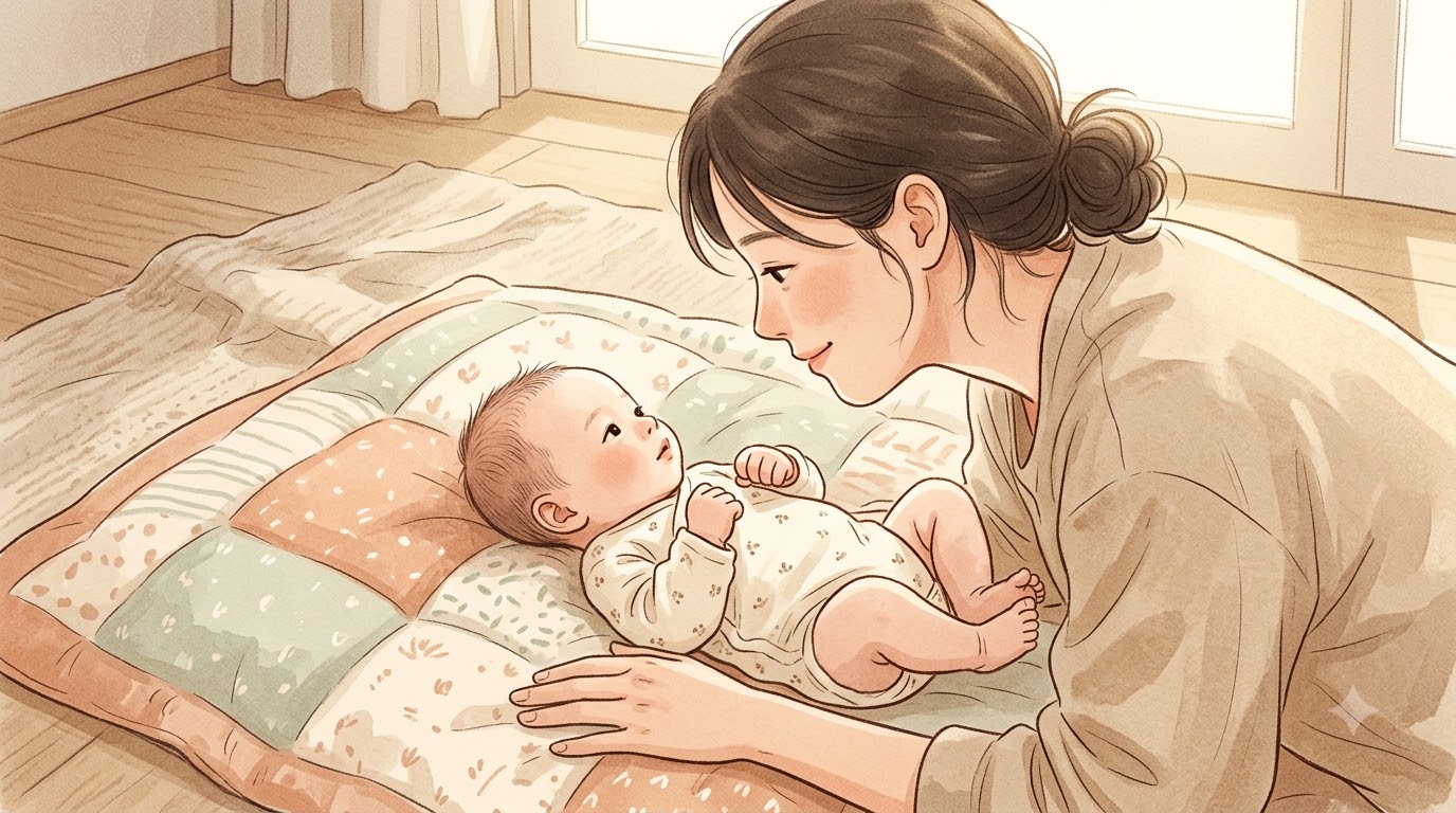 신생아 발달 체크리스트 0~3개월 아기 눈 맞춤