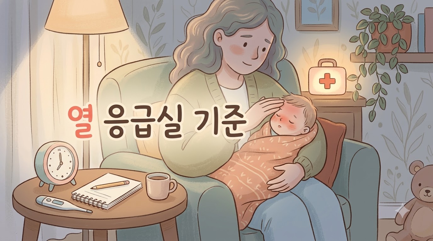 아이 열 응급실 기준, 월령별로 언제 가야 하나요?