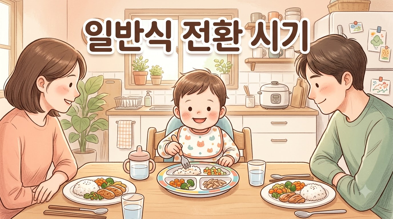 유아식 일반식 전환 시기와 단계, 언제부터 가능할까요